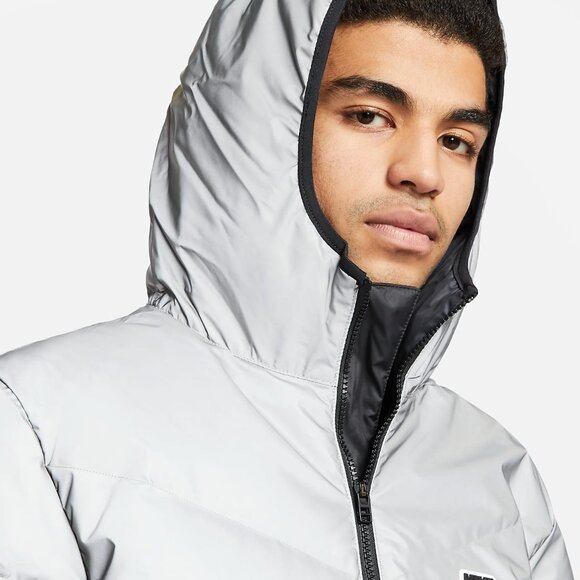 Nike Down Fill Windrunner Shield 3M Reflective Parka Jacket - Picture 3 of 4